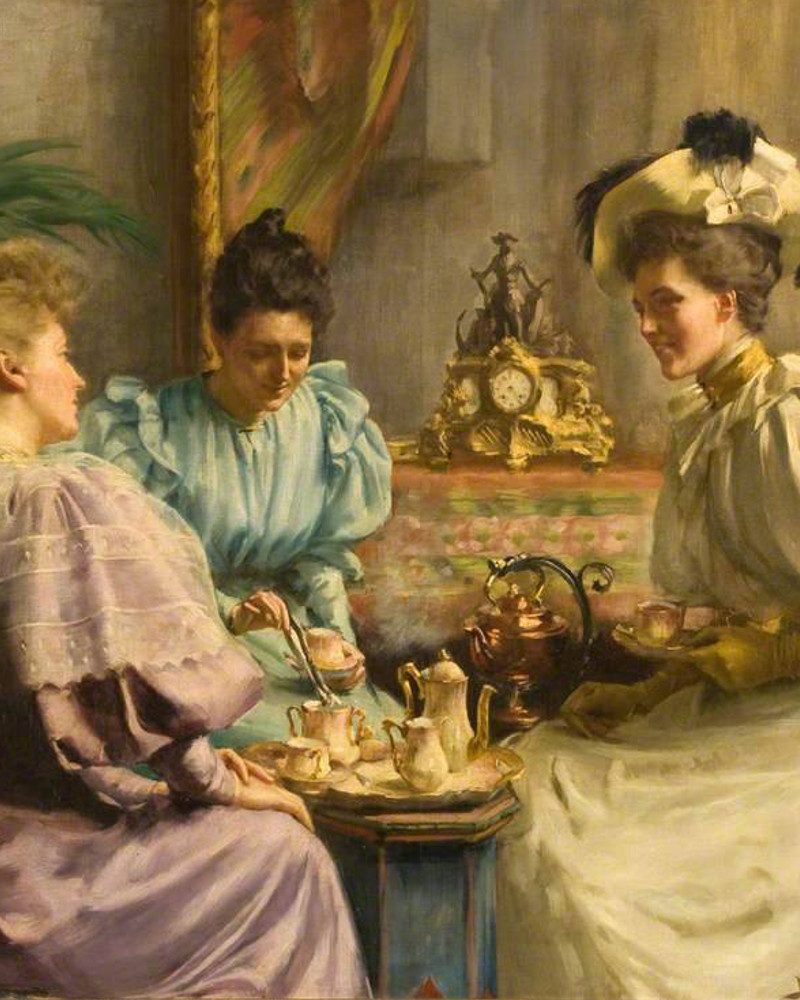 Victorian Ladies drinking tea
